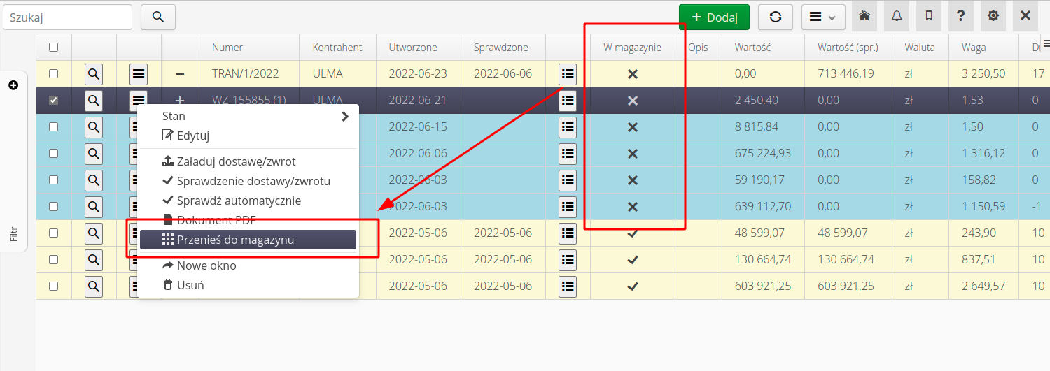 delivery integration handling 16e9e