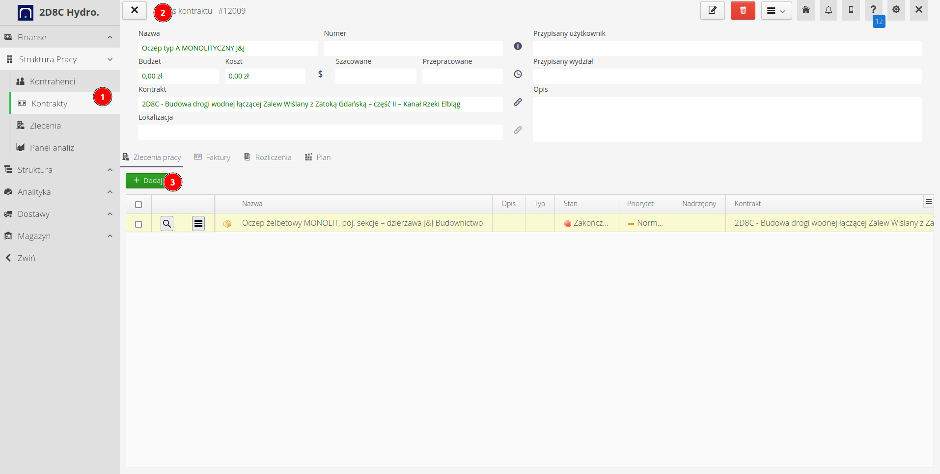 construction change lease rate on ongoing project c3d35