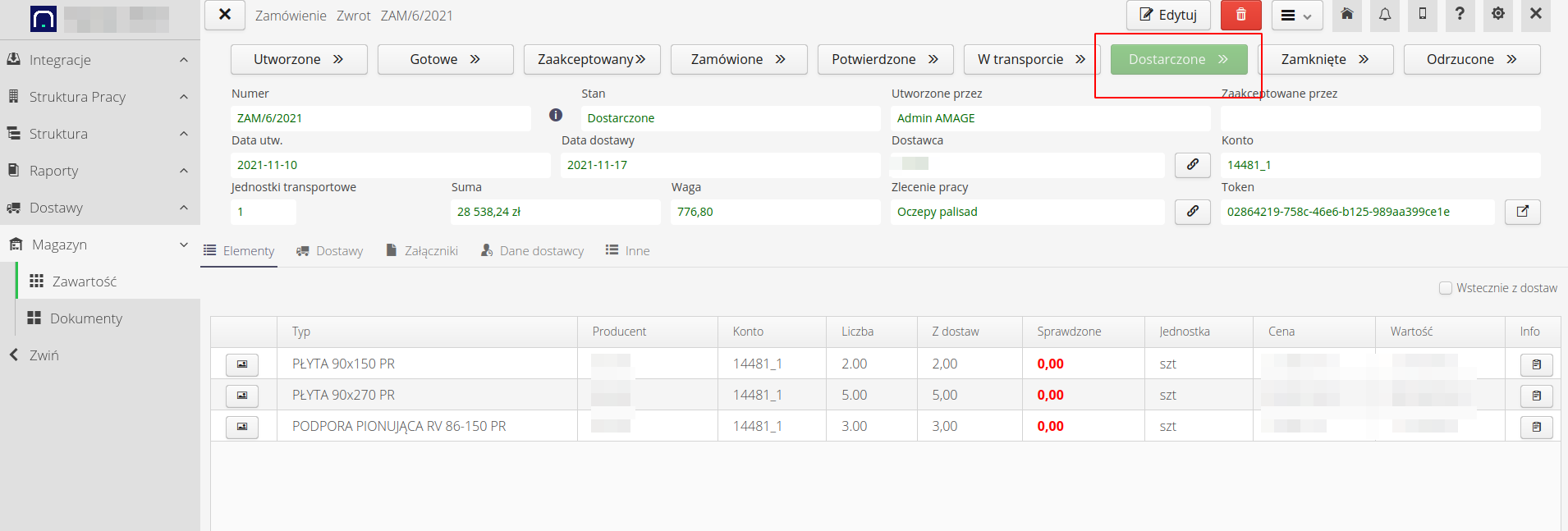 construction delivery return 366ff