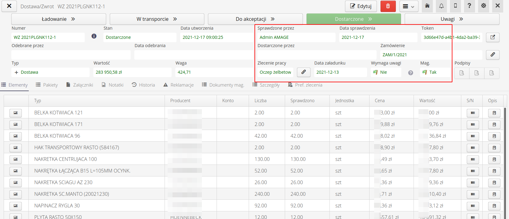 construction order to warehouse and lease 7aa88