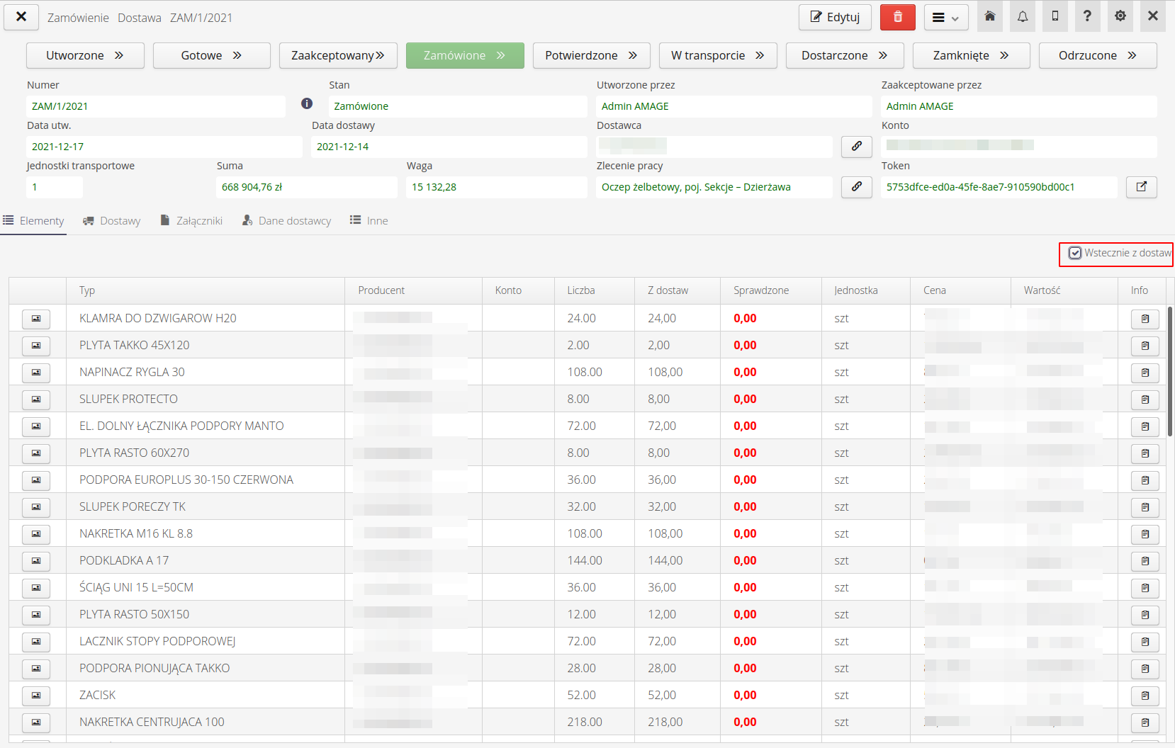 construction order to warehouse and lease f2c4a