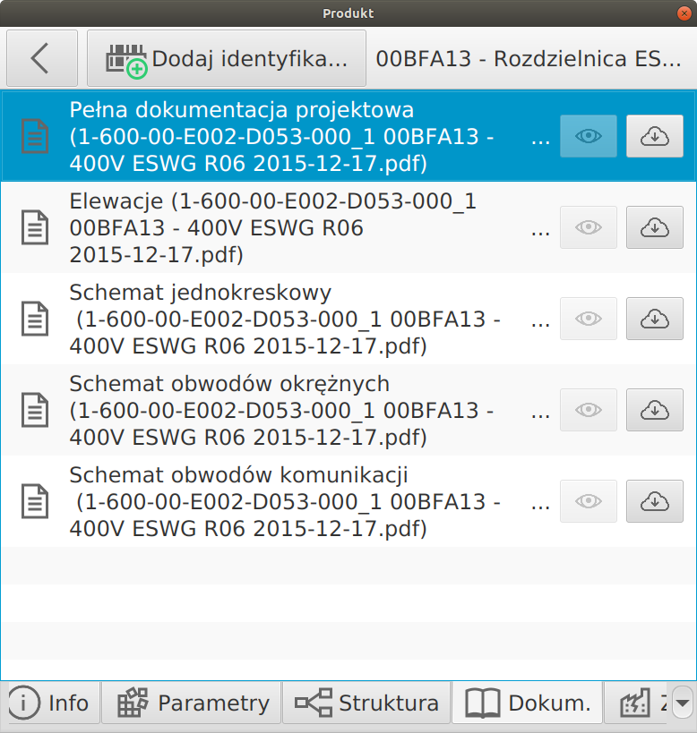 produkt dokumentacja