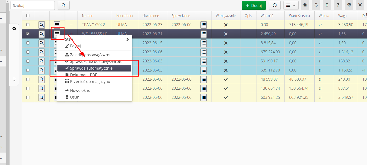 delivery integration handling 148f7