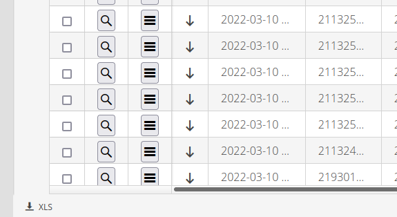 common export treetable to xls 6242c