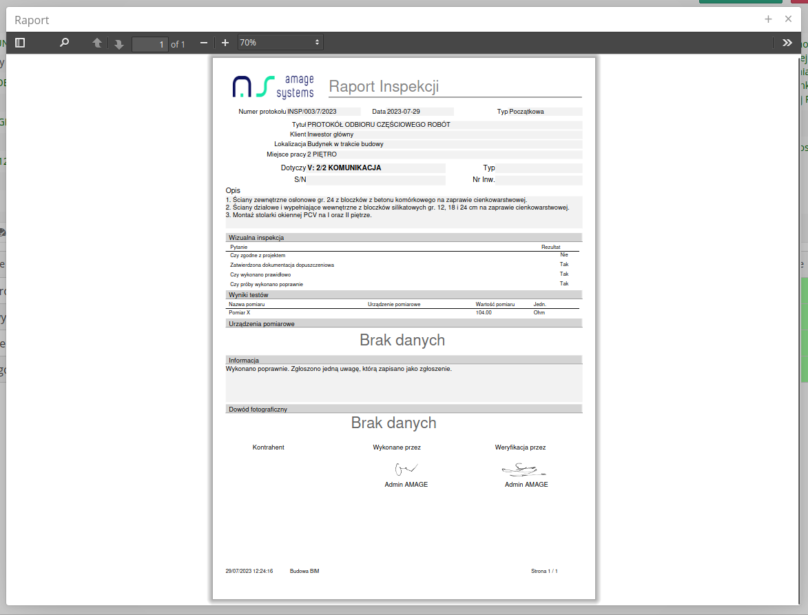 maintenance inspections virtual 7583c