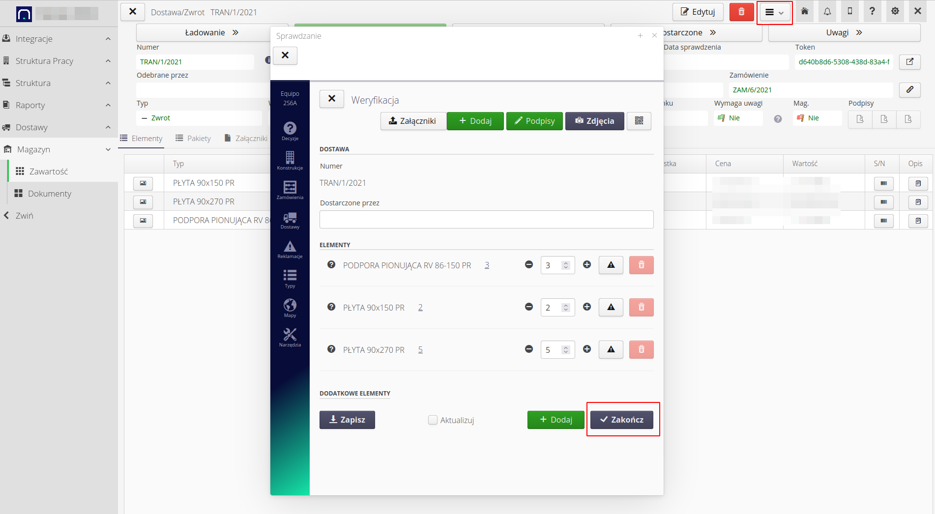 construction delivery return f8816