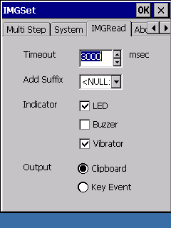 hardware configuration casio indicate signals qr reader