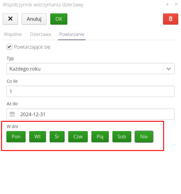 construction correction factor recurrence 63c01