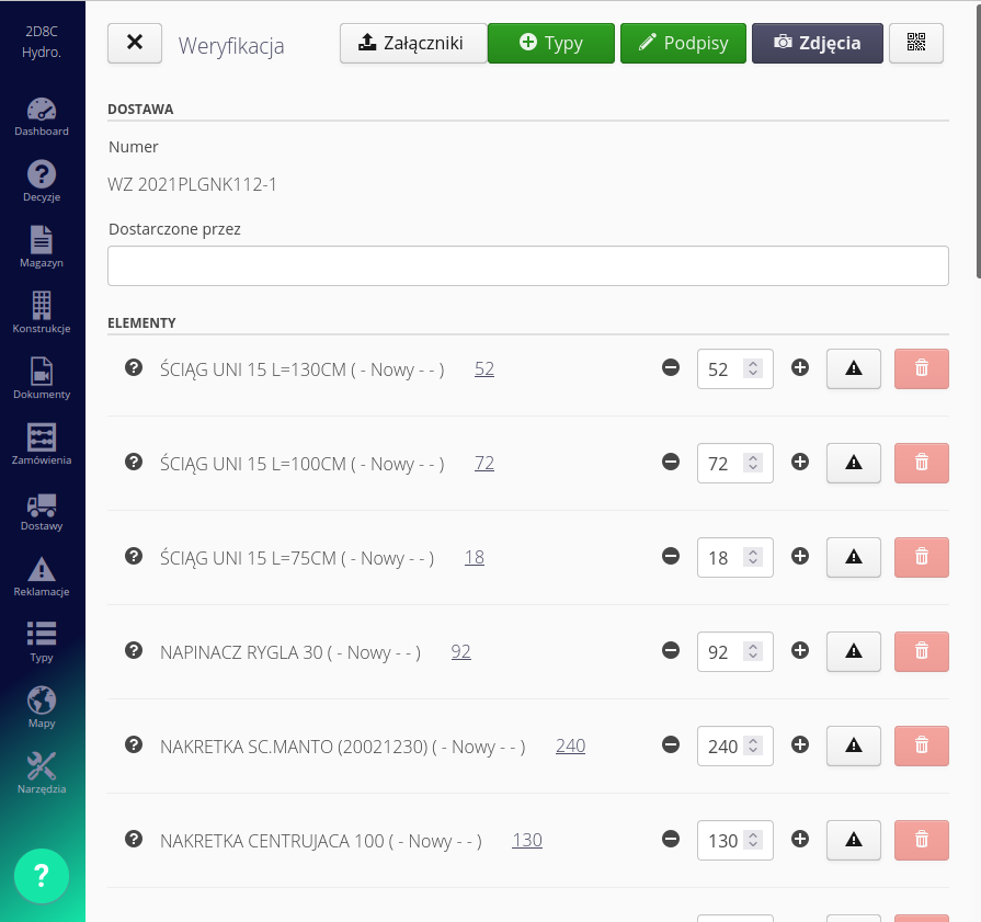 construction order to warehouse and lease 9ee97