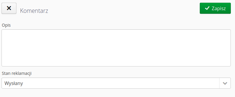 reklamacje komentarz